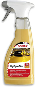 SONAX HighSpeedWax (500 ml) blitzschnelle, hochwirksame Reinigungs- und Konservierungsemulsion für jeden Lacktyp