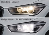 Philips automotive lighting Ultinon Pro6000 H4-LED Scheinwerferlampe mit Straßenzulassung, +230% helleres Licht 5.800K