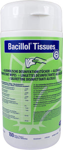 12x Bode Bacillol Tissues 100 Stück Desinfektionstücher Flächendesinfektion Tücher Oberflächen | 0,06€ - Einheit
