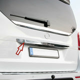 Edelstahl Kofferraumleiste über Kennzeichen für Mercedes-Benz Vito u. V-Klasse W447
