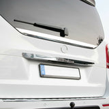 Edelstahl Kofferraumleiste über Kennzeichen für Mercedes-Benz Vito u. V-Klasse W447