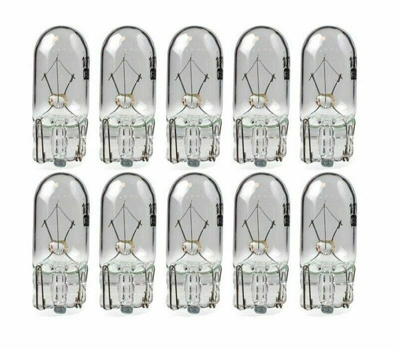 5x T10 / W5W Lampen Fassung Sockel Glassockel Standlicht Tacho Lampe LED