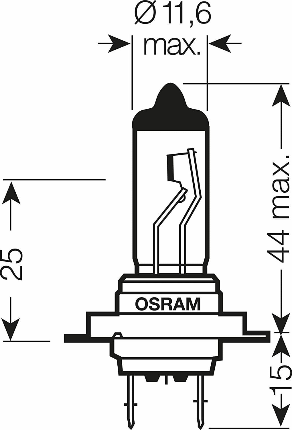 Osram H7 Classic 64210CLC Halogen Scheinwerferlampe