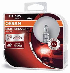 Original Osram Night Breaker Lampen H1 H4 H7 H11 Duo Box Halogen Scheinwerfer
