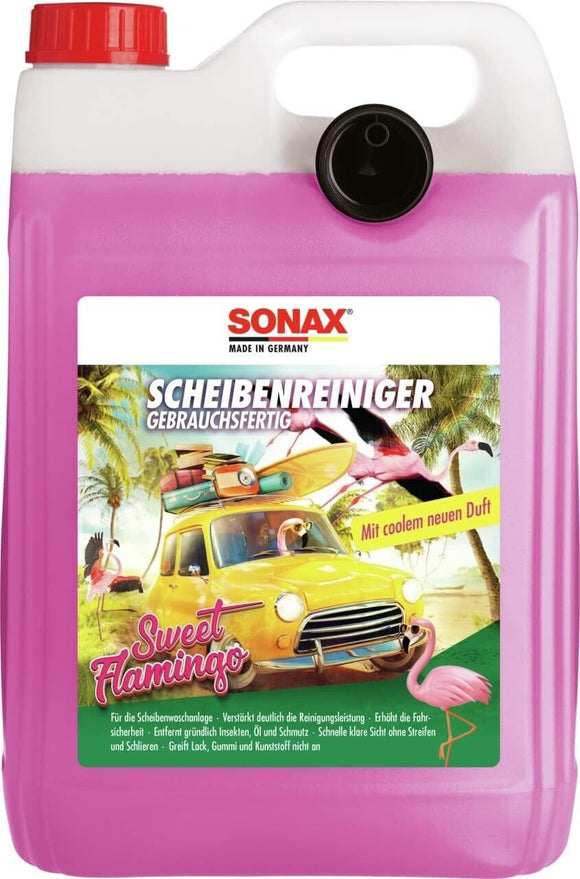 SONAX Reiniger Scheibenreiniger gebrauchsfertig Sonax Pink Flamingo 5 Liter