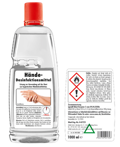 SONAX Hände-DesinfektionsMittel 1 L